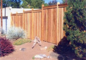 Red Cedar Privacy Fence in Centennial